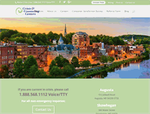 Tablet Screenshot of crisisandcounseling.org